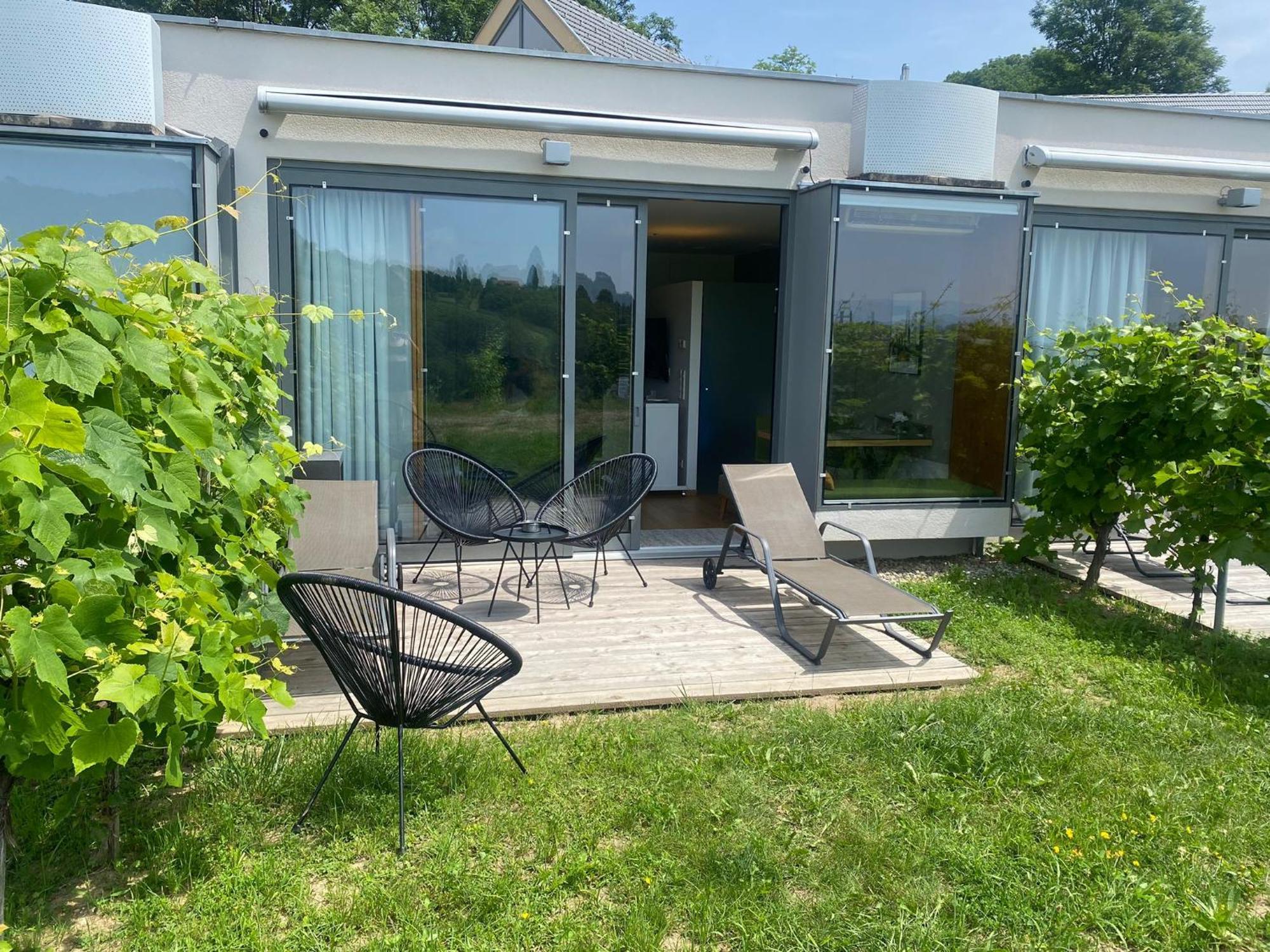 *Brandnew* Modernes Apartment In Den Weinbergen Mit Pool Und Sauna Spielfeld Eksteriør billede